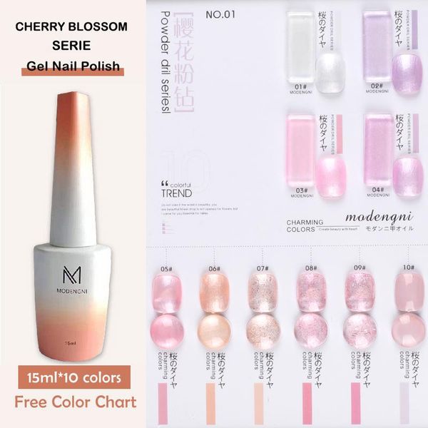 nail gel modengni 15ml glitter cherry blossom pink color fashion uv polish soak off long lasting led lacquer, Red;pink
nail gel modengni 15ml glitter cherry blossom pink color fashion uv polish soak off long lasting led lacquer, Red;pink