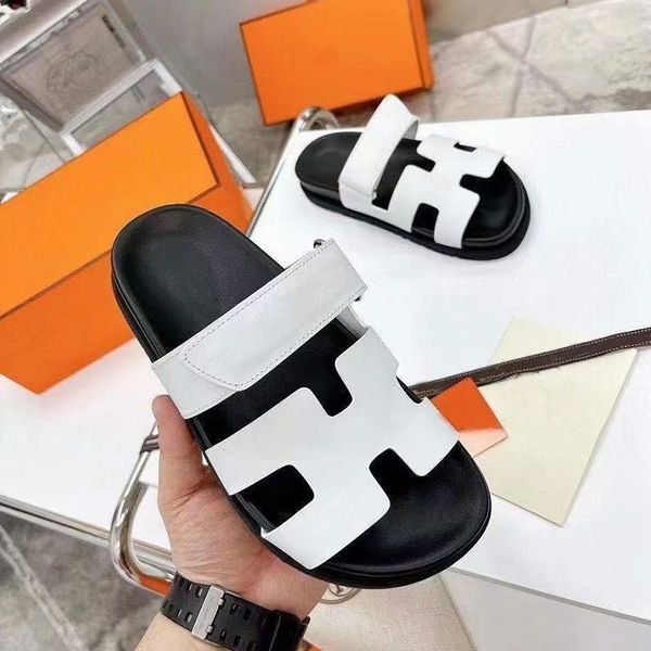 summer men's slides luxury brand women's slippers genuine leather flat outdoor walking casual shoes size 35-45, Black
summer men's slides luxury brand women's slippers genuine leather flat outdoor walking casual shoes size 35-45, Black