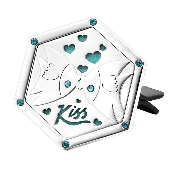 pendants kiss fishes hexagon car aroma essential oil diffuser vent clip decoration, Black
pendants kiss fishes hexagon car aroma essential oil diffuser vent clip decoration, Black