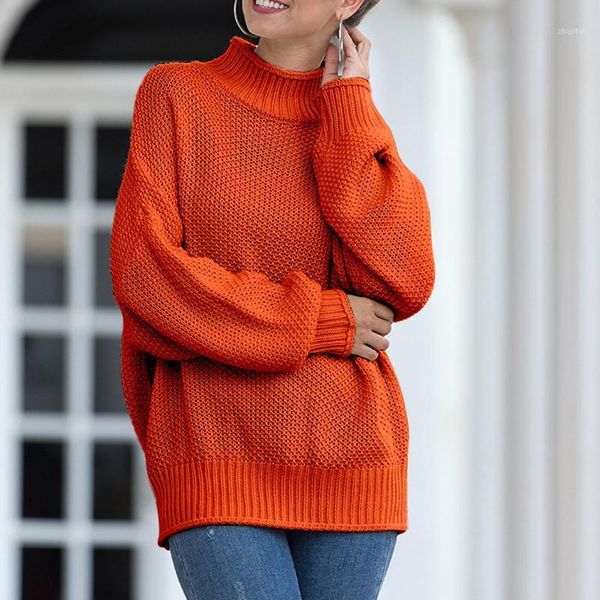 fashion women casual turtleneck solid colors long sleeve knitted pullover loose sweater jumper plus size pull femme#g3 women's sweater, White;black
fashion women casual turtleneck solid colors long sleeve knitted pullover loose sweater jumper plus size pull femme#g3 women's sweater, White;black