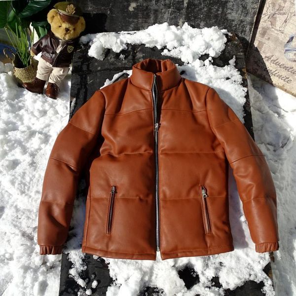 men's leather & faux only 45 piecesimport head layer cowhide down jacket male winter to keep warm, Black
men's leather & faux only 45 piecesimport head layer cowhide down jacket male winter to keep warm, Black