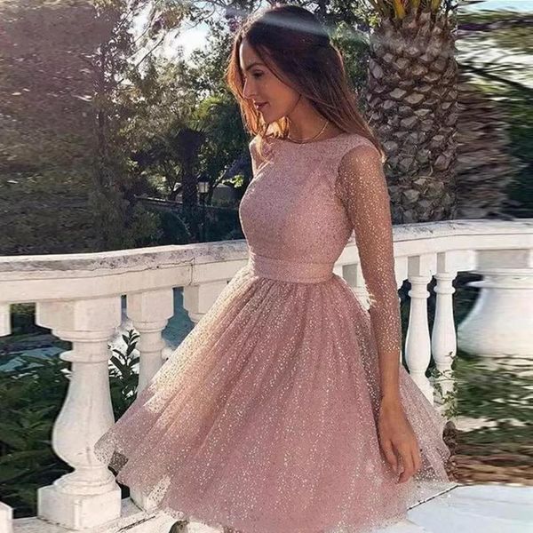 party dresses sparkly pink homecoming 2021 knee-length long sleeve short shiny graduation prom gown o-neck sequined open back, White;black
party dresses sparkly pink homecoming 2021 knee-length long sleeve short shiny graduation prom gown o-neck sequined open back, White;black