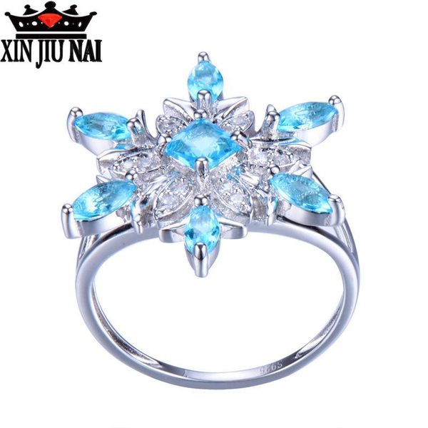 snowflake genuine blue z sapphire shining zircon ring 925 anillos silver jewelry fashion for women christmas gift bracelet, earrings & n, Black
snowflake genuine blue z sapphire shining zircon ring 925 anillos silver jewelry fashion for women christmas gift bracelet, earrings & n, Black