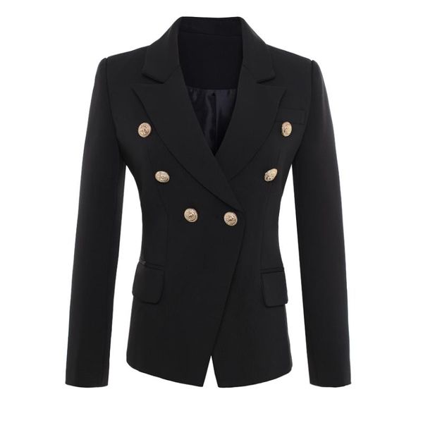 women's suits & blazers fashion 2021 runway star style jacket gold buttons double breasted blazer outerwears-5xl, White;black
women's suits & blazers fashion 2021 runway star style jacket gold buttons double breasted blazer outerwears-5xl, White;black