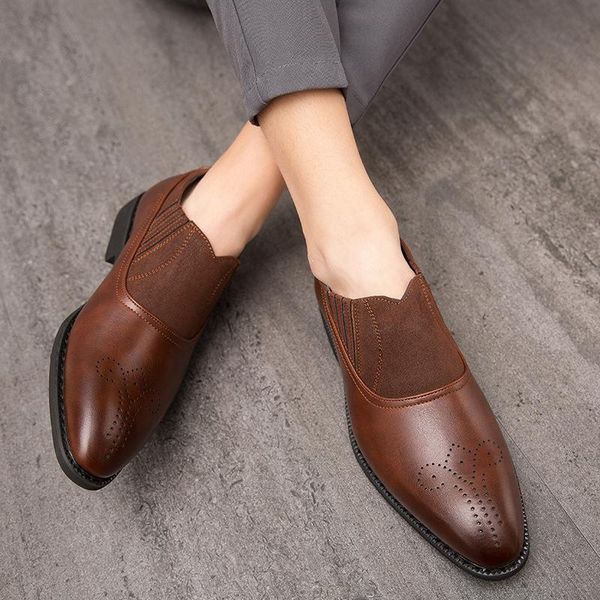 dress shoes yomior british vintage men split leather slip-on formal business wedding oxfords handmade loafers, Black
dress shoes yomior british vintage men split leather slip-on formal business wedding oxfords handmade loafers, Black