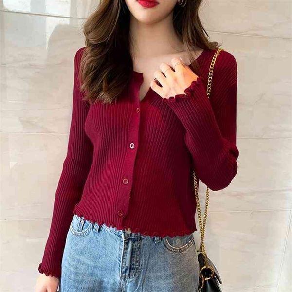 ruched short knitted cardigan for women spring single breasted solid knitwear slim stretch korean style o-neck sweater 210522, White
ruched short knitted cardigan for women spring single breasted solid knitwear slim stretch korean style o-neck sweater 210522, White