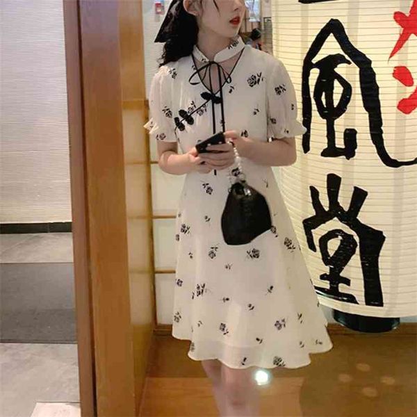summer fairy dress women elegant vintage retro chiffon casual korean japan style kawaii french designer print 210519, Black;gray
summer fairy dress women elegant vintage retro chiffon casual korean japan style kawaii french designer print 210519, Black;gray
