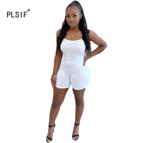women solid color bodycon jumpsuit strap short casual one piece rompers overalls women's jumpsuits &, Black;white
women solid color bodycon jumpsuit strap short casual one piece rompers overalls women's jumpsuits &, Black;white