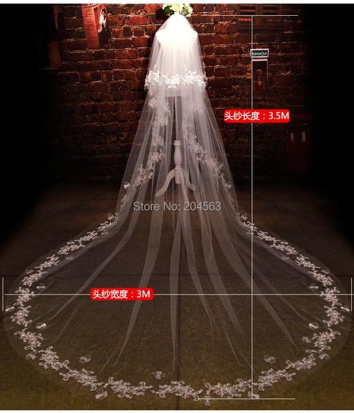 bridal veils vintage two layer cathedral veil wedding with lace edge tulle for bride comb accessories, Black
bridal veils vintage two layer cathedral veil wedding with lace edge tulle for bride comb accessories, Black