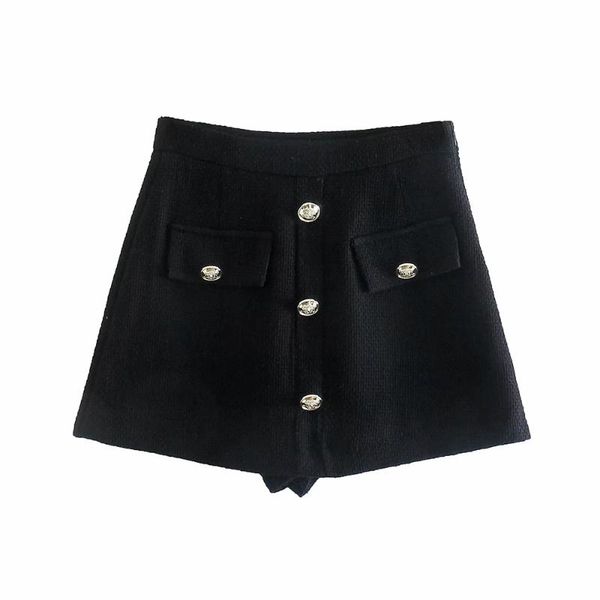 women's shorts bbwm women tweed black streetwear female fashion vintage casual elegant button decoration office lady bottoms, White;black
women's shorts bbwm women tweed black streetwear female fashion vintage casual elegant button decoration office lady bottoms, White;black