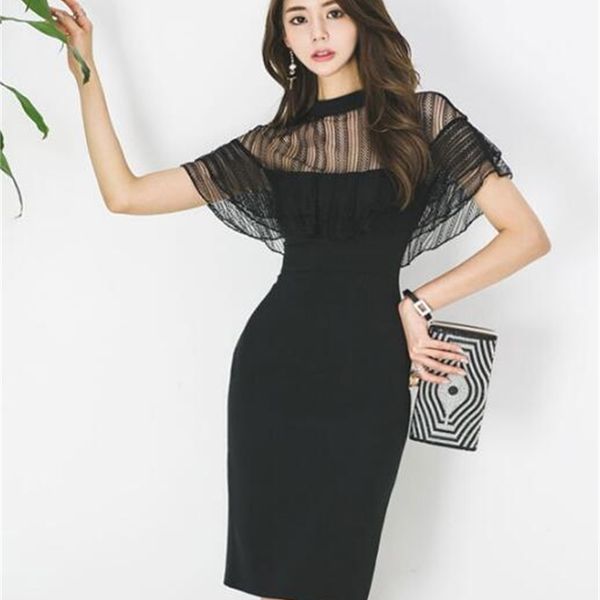 party dresses korean version of the lace stitching cloak slim bag hip dress qwt6, White;black
party dresses korean version of the lace stitching cloak slim bag hip dress qwt6, White;black