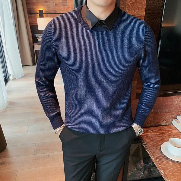 men's sweaters autumn winter casual sweater long sleeve shirt collar knitted pullovers business social slim knitwear men clothing, White;black
men's sweaters autumn winter casual sweater long sleeve shirt collar knitted pullovers business social slim knitwear men clothing, White;black