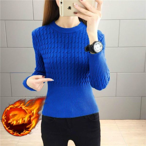 women's sweaters plus velvet thick warmth 2021 winter women round neck solid color waist slim pullover sweater bottoming shirt 23, White;black
women's sweaters plus velvet thick warmth 2021 winter women round neck solid color waist slim pullover sweater bottoming shirt 23, White;black