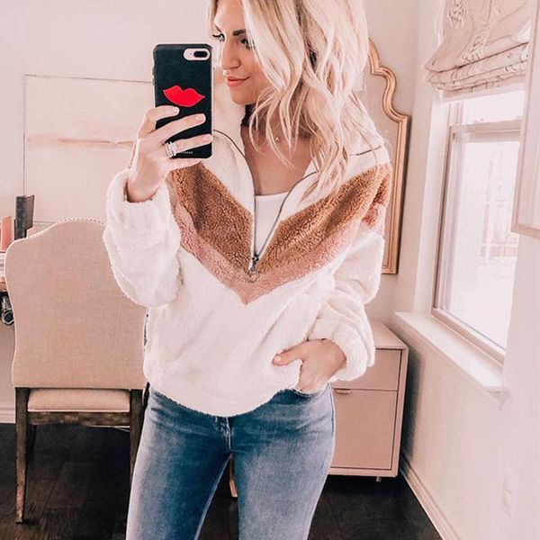 women's hoodies & sweatshirts women winter warm sweatshirt long sleeve fleece zip ladies loose pullover autumn streetwear, Black
women's hoodies & sweatshirts women winter warm sweatshirt long sleeve fleece zip ladies loose pullover autumn streetwear, Black