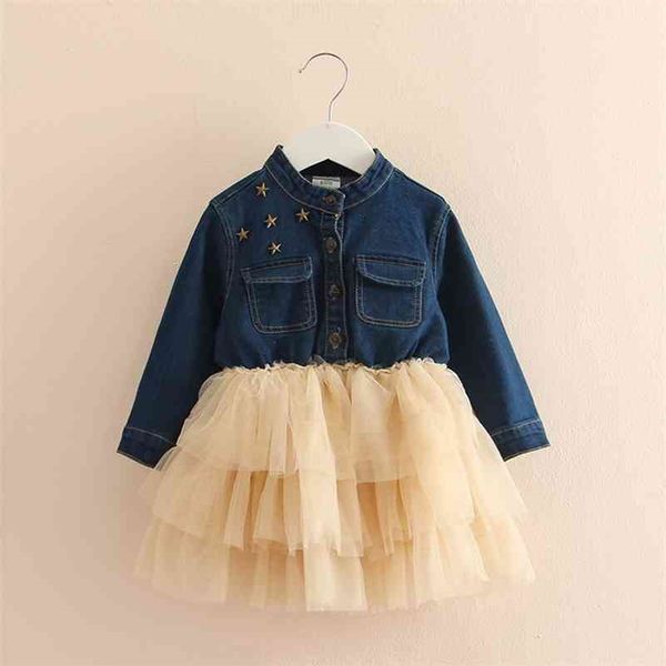 spring autumn 2 3 9 10 years 90 100 140cm kids cute lace patchwork full long sleeve baby girls denim dress with glitter 210701, Red;yellow
spring autumn 2 3 9 10 years 90 100 140cm kids cute lace patchwork full long sleeve baby girls denim dress with glitter 210701, Red;yellow