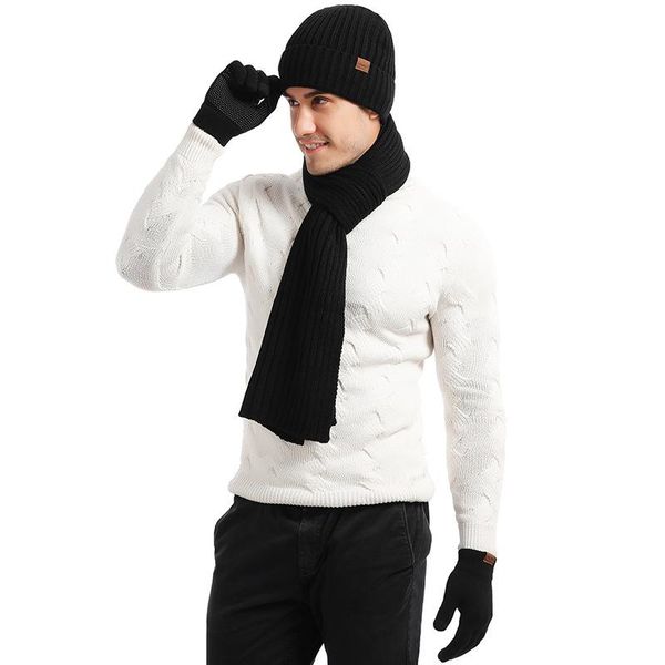 hats, scarves & gloves sets european and american men's women's knitted wool thickened scarf hat warm set three-piece, Blue;gray
hats, scarves & gloves sets european and american men's women's knitted wool thickened scarf hat warm set three-piece, Blue;gray