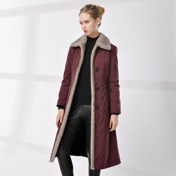 women's fur & faux 2021 real mink coat female winter clothes women long parkas woman rex fashion mujeres abrigos e19-1031 pph1601, Black
women's fur & faux 2021 real mink coat female winter clothes women long parkas woman rex fashion mujeres abrigos e19-1031 pph1601, Black