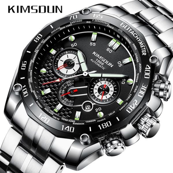 wristwatches sports military men's automatic mechanical watch kimsdun luxury waterproof date week stainless steel relogio, Slivery;brown
wristwatches sports military men's automatic mechanical watch kimsdun luxury waterproof date week stainless steel relogio, Slivery;brown