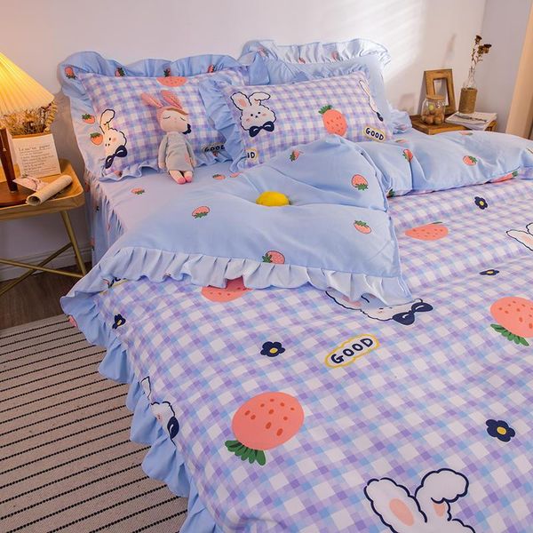 bed skirt 4pcs korean princess style lace sheet duvet cover sanding double bedding set king comforter luxury sets
bed skirt 4pcs korean princess style lace sheet duvet cover sanding double bedding set king comforter luxury sets
