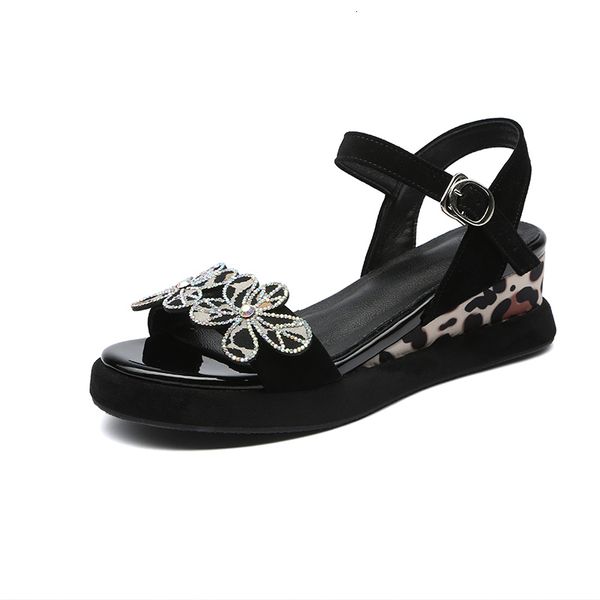 leopard weed genuine leather women sandals fashion est platforms high pumps wedding casual shoes woman heels, Black
leopard weed genuine leather women sandals fashion est platforms high pumps wedding casual shoes woman heels, Black