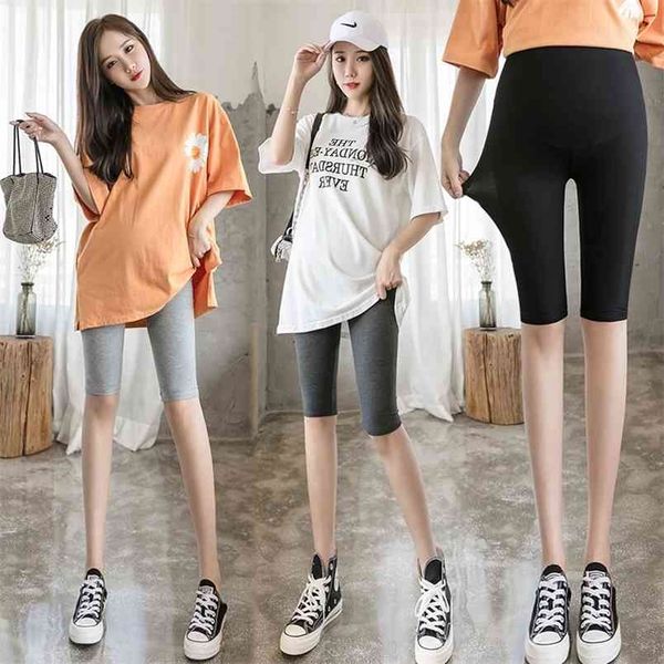 626# summer thin maternity half legging high waist belly underpants clothes for pregnant women cool pregnancy shorts bottoms 210918, White
626# summer thin maternity half legging high waist belly underpants clothes for pregnant women cool pregnancy shorts bottoms 210918, White