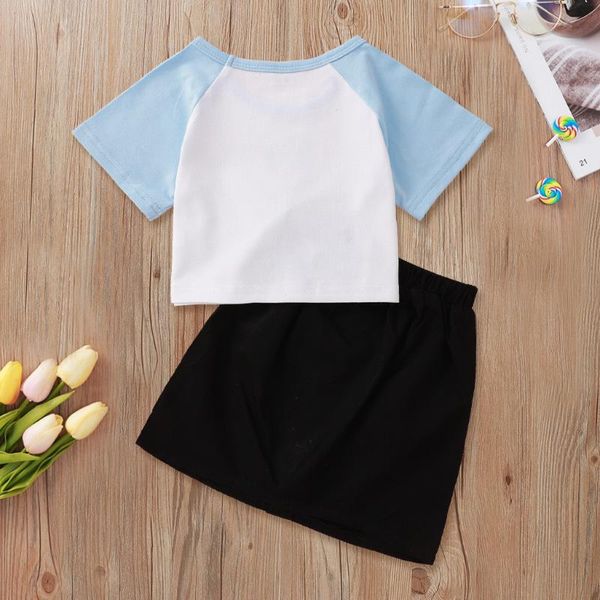kids girls fashion 2-piece outfit set butterfly print t-shirt+skirt for children clothing sets, White
kids girls fashion 2-piece outfit set butterfly print t-shirt+skirt for children clothing sets, White