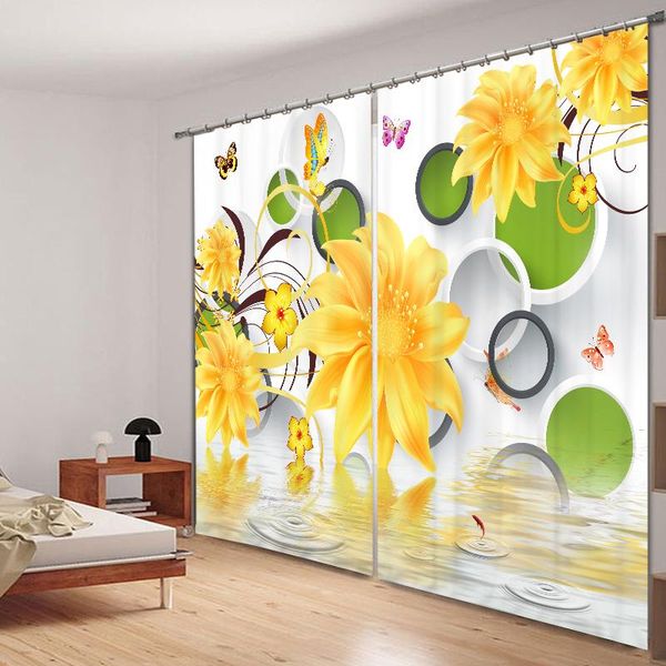 blackout curtains panel yellow flowers 3d circle pattern washable fabric children for living room wedding cafe curtain & drapes
blackout curtains panel yellow flowers 3d circle pattern washable fabric children for living room wedding cafe curtain & drapes