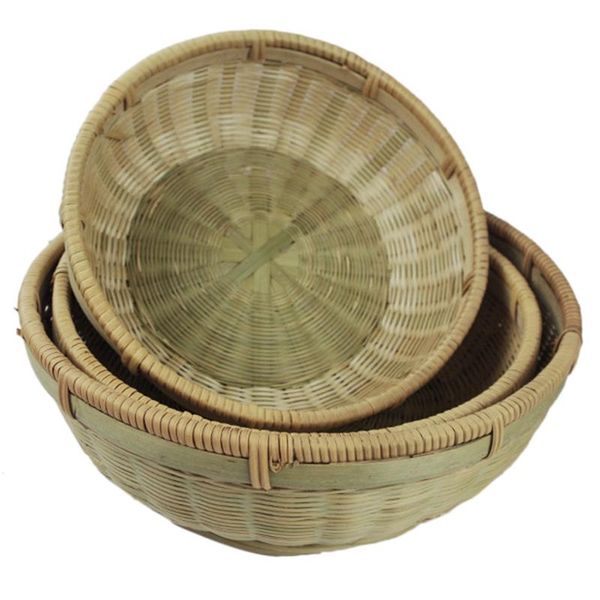 hanging baskets bamboo plate hand-woven storage basket groceries round box fruit deskthree-piece
hanging baskets bamboo plate hand-woven storage basket groceries round box fruit deskthree-piece