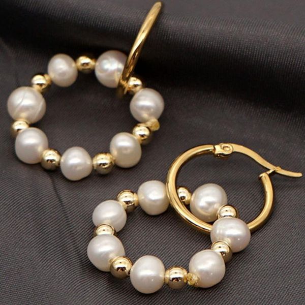 dangle & chandelier woman stainless steel earrings natural pearls unusual earring korean earings fashion jewelry 2021 boho hoop, Silver
dangle & chandelier woman stainless steel earrings natural pearls unusual earring korean earings fashion jewelry 2021 boho hoop, Silver