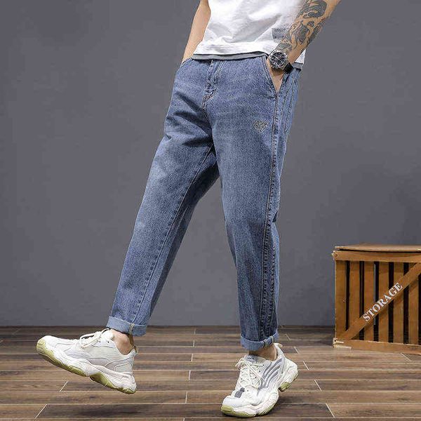 men's jeans jeans 2021 spring and summer fashion brand loose harlan leisure youth korean men's pants, Blue
men's jeans jeans 2021 spring and summer fashion brand loose harlan leisure youth korean men's pants, Blue