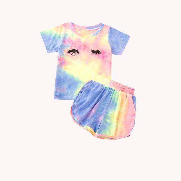 clothing sets sell summer children's watercolor abstract eyes round neck short-sleeved t-shirt shorts twopiece, White
clothing sets sell summer children's watercolor abstract eyes round neck short-sleeved t-shirt shorts twopiece, White