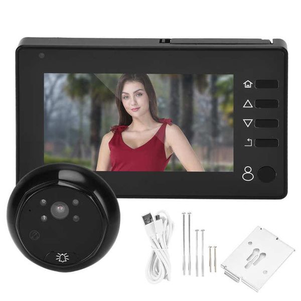 doorbells smart doorbell 4.3in door peephole viewer video tft lcd display infrared night vision pir motion detection for home
doorbells smart doorbell 4.3in door peephole viewer video tft lcd display infrared night vision pir motion detection for home