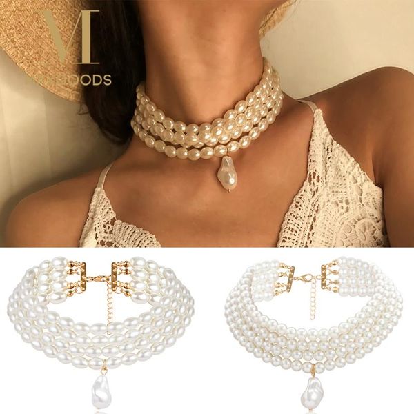 fashion women imitation pearls pendant collars short chokers multilayer chunky pearl necklace wedding party jewelry necklaces, Silver
fashion women imitation pearls pendant collars short chokers multilayer chunky pearl necklace wedding party jewelry necklaces, Silver