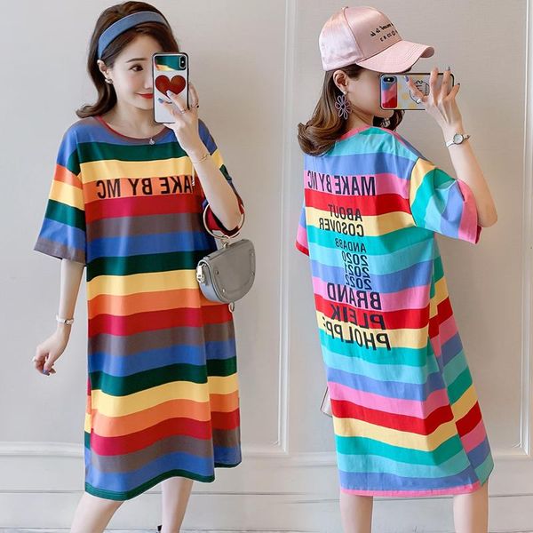 4543# maternity clothes summer o neck color stripe blcok short sleeves stylish dress pregnant women mom dresses, White
4543# maternity clothes summer o neck color stripe blcok short sleeves stylish dress pregnant women mom dresses, White