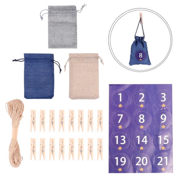 christmas decorations 1 set of burlap bag soft portable durable storage gift drawstring bags for jewelry
christmas decorations 1 set of burlap bag soft portable durable storage gift drawstring bags for jewelry