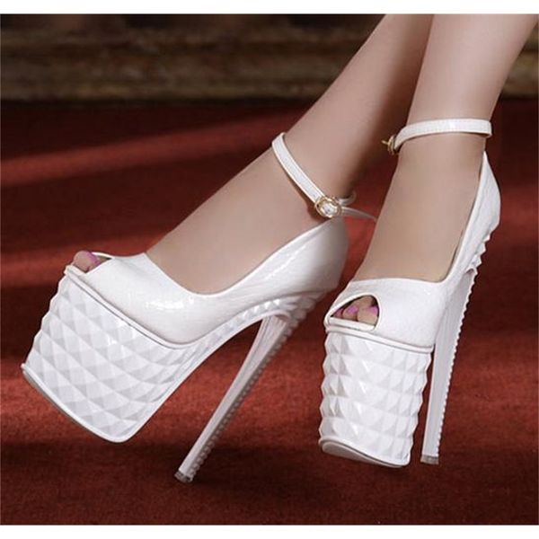 sandals roman style ankle strap wedding pumps bridal 19cm party queen super high heel platform shoes size 35 to 39, Black
sandals roman style ankle strap wedding pumps bridal 19cm party queen super high heel platform shoes size 35 to 39, Black