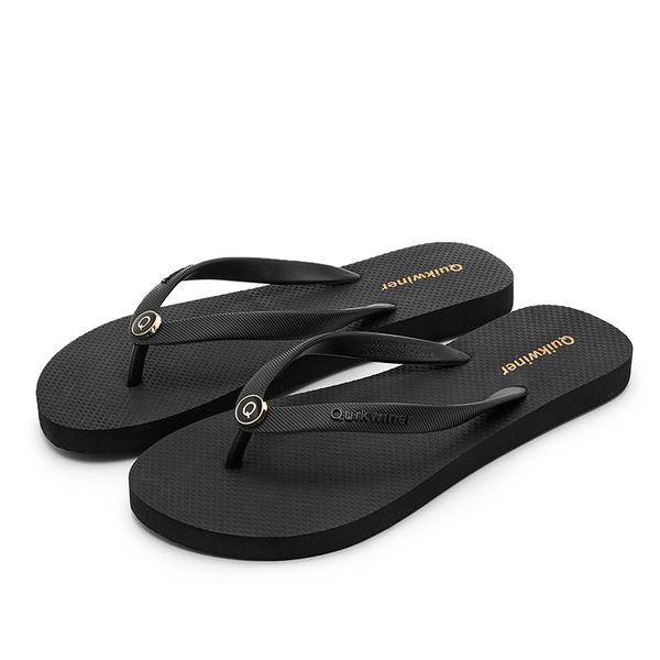 novo flat-bottomed flip flops de salto plano à beira-mar praia sandálias femininas ver summer cool slippers, Black
novo flat-bottomed flip flops de salto plano à beira-mar praia sandálias femininas ver summer cool slippers, Black