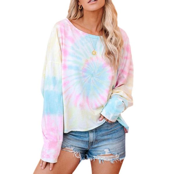 women's hoodies & sweatshirts women tie-dye sweatshirt casual long sleeve round neck loose pullovers spring/autumn colorful printed s-, Black
women's hoodies & sweatshirts women tie-dye sweatshirt casual long sleeve round neck loose pullovers spring/autumn colorful printed s-, Black