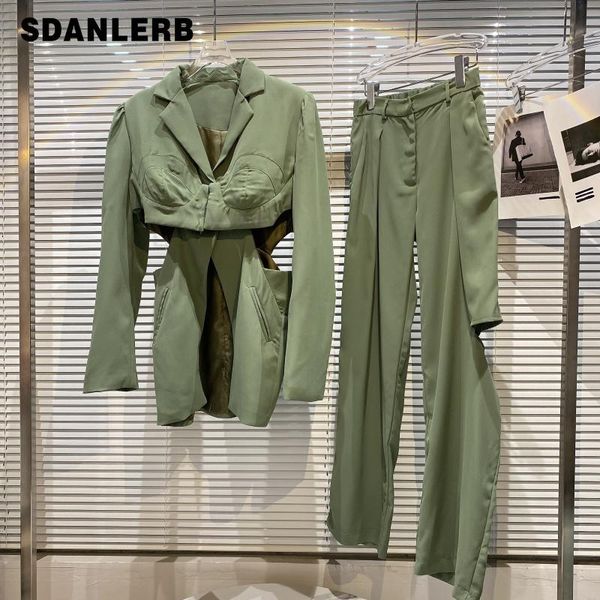 two piece sets 2021 summer women suit long sleeve coat hollow waist vest stitching jacket pants elegant outfits women's, White
two piece sets 2021 summer women suit long sleeve coat hollow waist vest stitching jacket pants elegant outfits women's, White