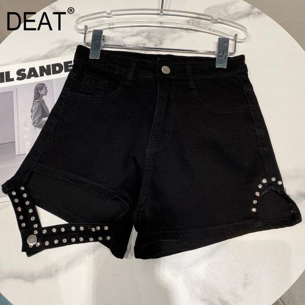 women rivet personality blue denim shorts arrivals high waist fashion streetwear asymmetrical spring summer 11d486 210525, White;black
women rivet personality blue denim shorts arrivals high waist fashion streetwear asymmetrical spring summer 11d486 210525, White;black