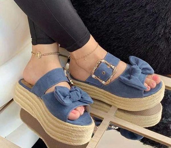 sandals women's plus size wedges fashion summer shoes flip flops bow-knot platform, Black
sandals women's plus size wedges fashion summer shoes flip flops bow-knot platform, Black