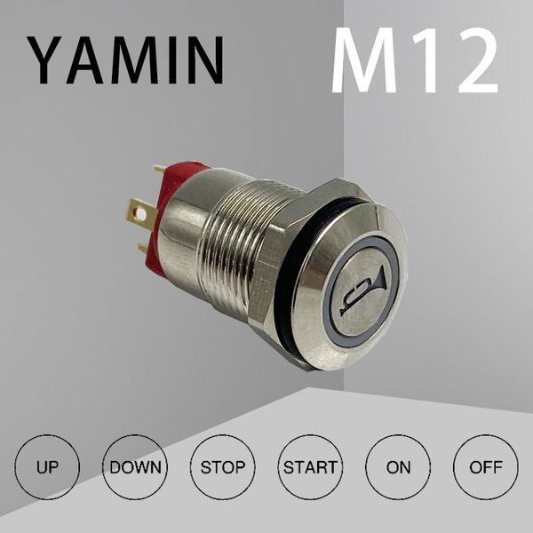 12mm metal push button switch 1no luminous character lettering start spower supply laser fix or reset custom 3a 250vac smart home contro
12mm metal push button switch 1no luminous character lettering start spower supply laser fix or reset custom 3a 250vac smart home contro