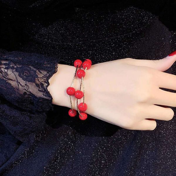 hand catenary tiktok three rings beads net han guodong door year of fate, red hand bracelet, female bracelet, Golden;silver
hand catenary tiktok three rings beads net han guodong door year of fate, red hand bracelet, female bracelet, Golden;silver