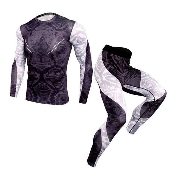 men's tracksuit two-piece sports suit gym fitness compression clothes running jogging sport wear exercise workout tights clothing, White;black
men's tracksuit two-piece sports suit gym fitness compression clothes running jogging sport wear exercise workout tights clothing, White;black