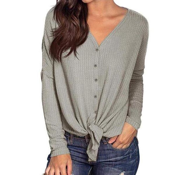 women's jackets women twist knot loose blouse long sleeve v neck button down tie front casual, Black;brown
women's jackets women twist knot loose blouse long sleeve v neck button down tie front casual, Black;brown