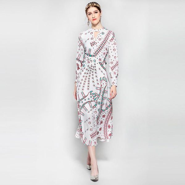 casual dresses 2021 spring arrival fashion a-line o-neck full sleeve hollow out pattern print elegant mid-calf dress women, Black;gray
casual dresses 2021 spring arrival fashion a-line o-neck full sleeve hollow out pattern print elegant mid-calf dress women, Black;gray