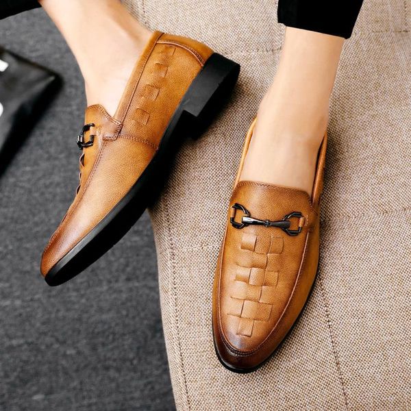 men dress shoes large size 38-47 leather fashion mens business gentleman brogue party evening sneakers, Black
men dress shoes large size 38-47 leather fashion mens business gentleman brogue party evening sneakers, Black