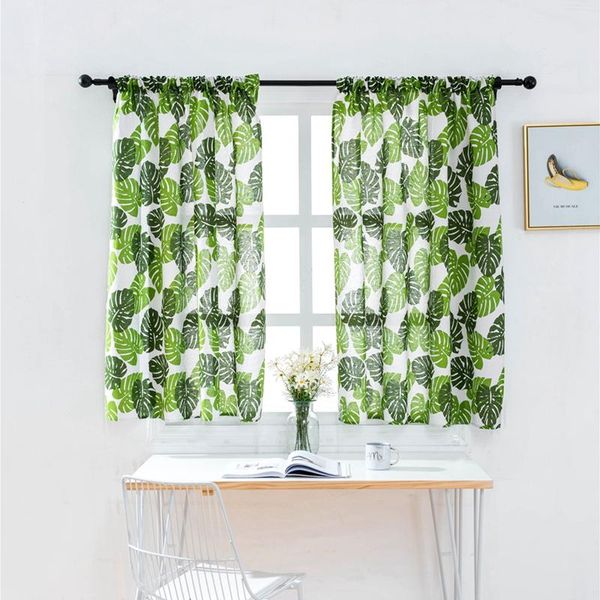 curtain half blackout printed bay window green leaves curtains short blinds rod pocket for small european & drapes
curtain half blackout printed bay window green leaves curtains short blinds rod pocket for small european & drapes