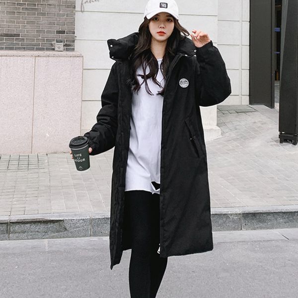 women's luxury jacket asakawa jiuyi cloth women's winter 2021 korean loose medium length hooded black cotton padded coat, Black;brown
women's luxury jacket asakawa jiuyi cloth women's winter 2021 korean loose medium length hooded black cotton padded coat, Black;brown