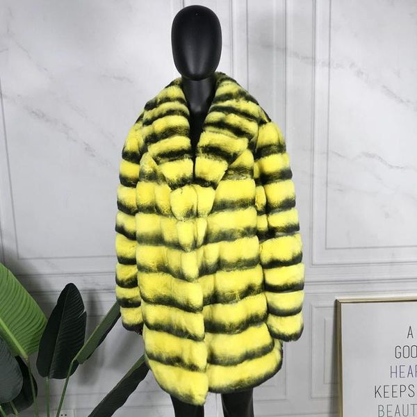 women's fur & faux rex jacket women winter coat 2021 long fashion warm turndown collar overcoat, Black
women's fur & faux rex jacket women winter coat 2021 long fashion warm turndown collar overcoat, Black